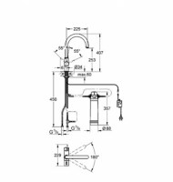 GROHE BLUE MONOMANDO COCINA